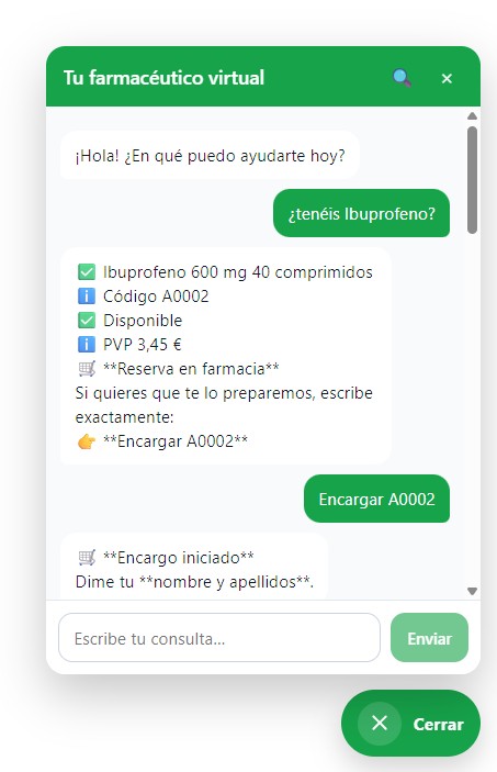 Asistente en acción